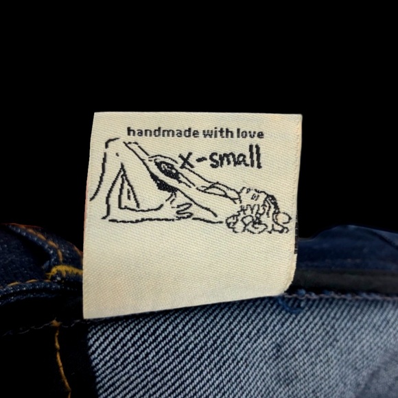 Vintage Judi Rosin Y2K Ultra Rare GBU Mega Bell Bottom Iconic Elephant Jeans - Picture 9 of 11